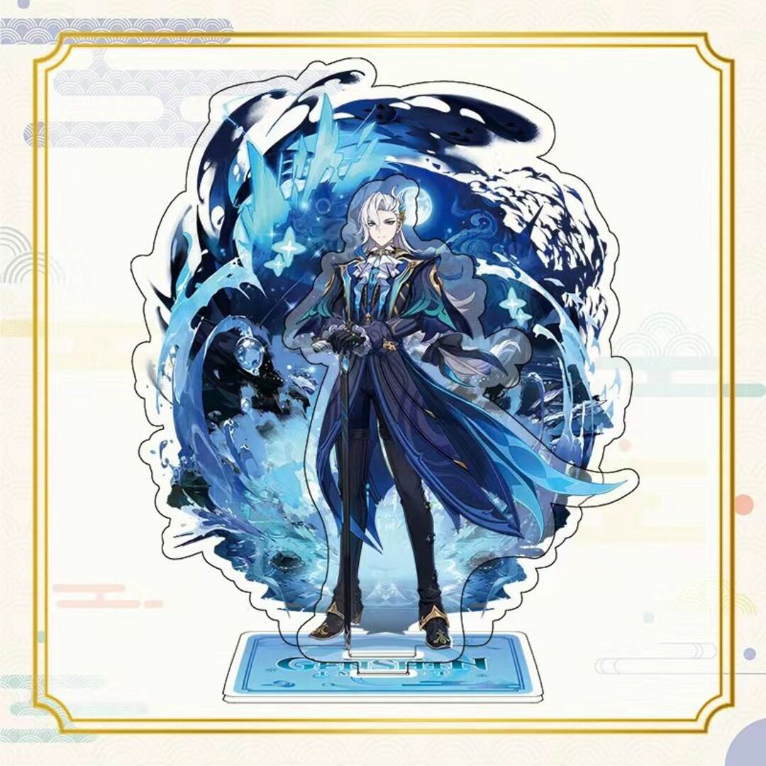 原神 二重アクリルスタンド ヌヴィレットの通販 by 咔哧【購入前プロフ