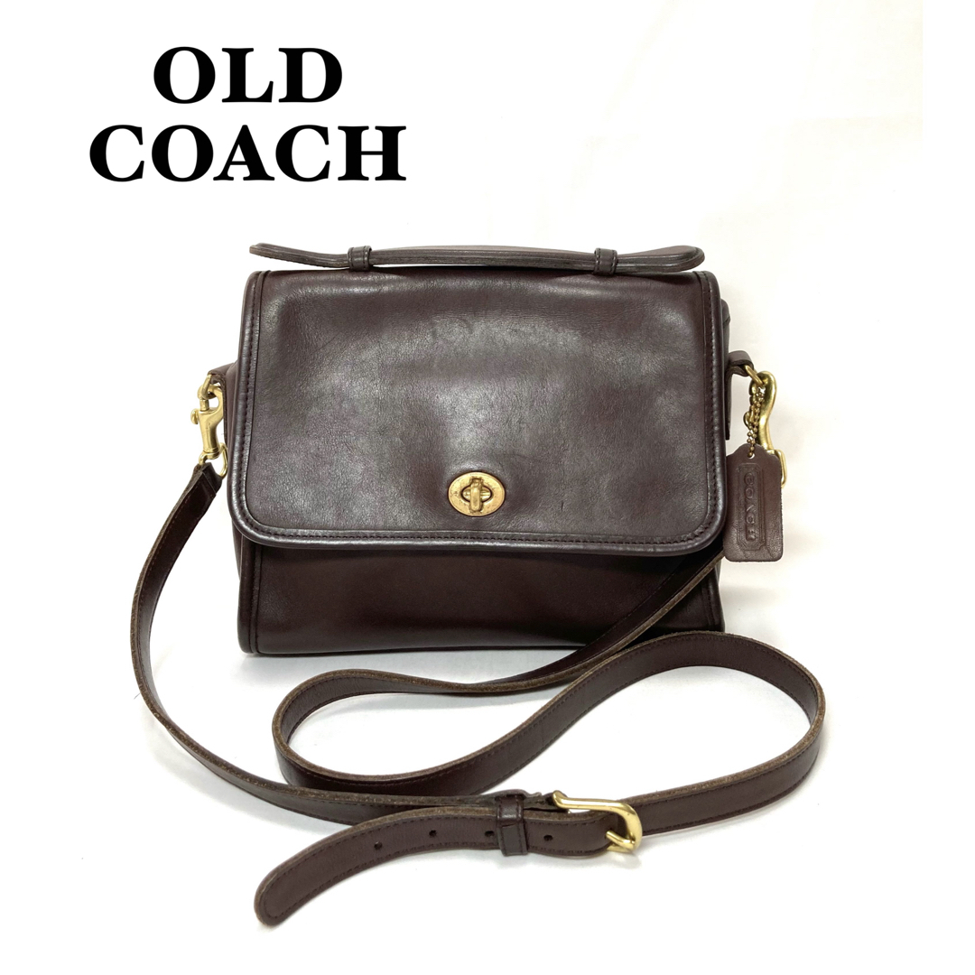 美品】COACH オールドコーチ ショルダーバッグ ターンロック 9870 ...