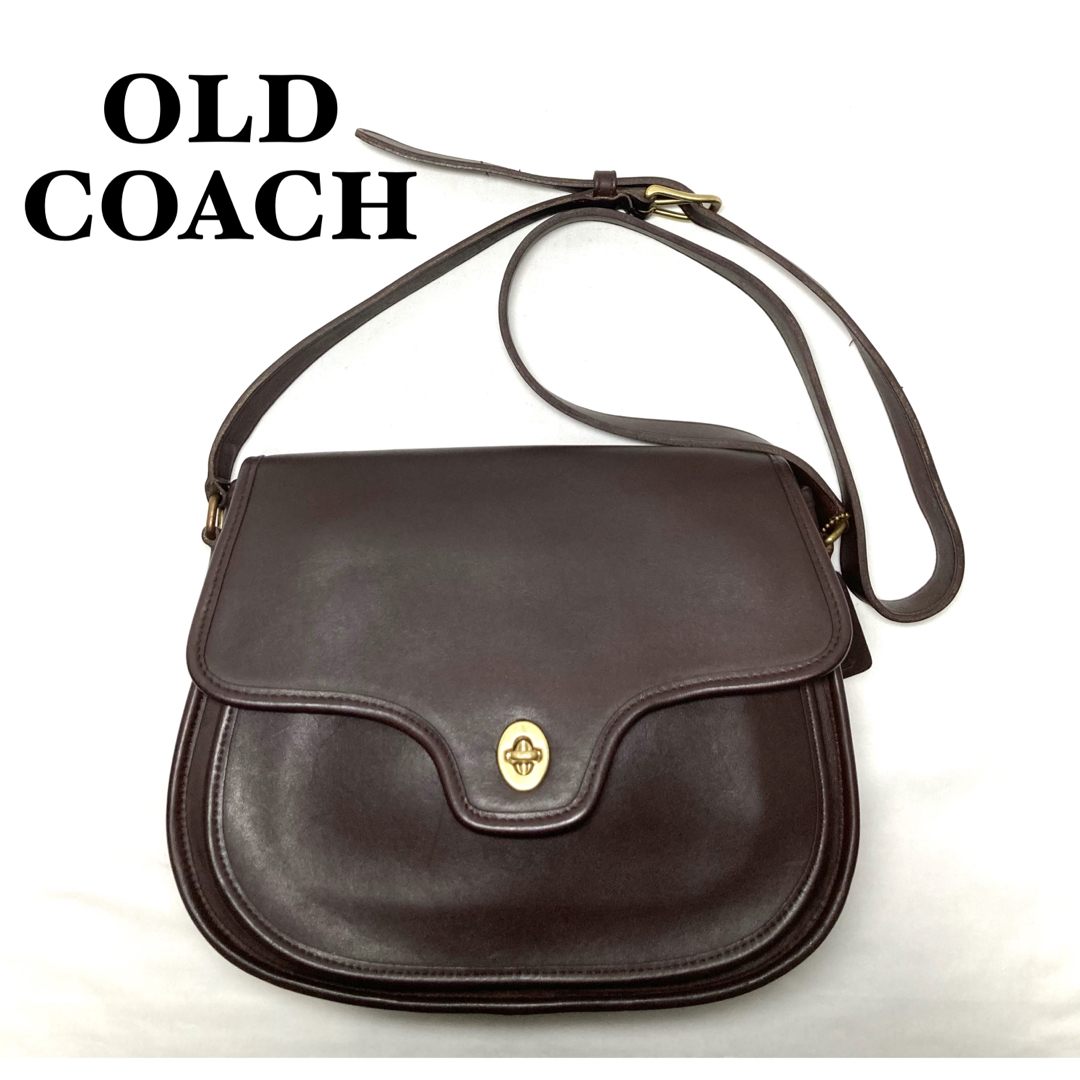 【美品・希少】COACH オールドコーチ　ショルダーバッグ　ターンロック　326