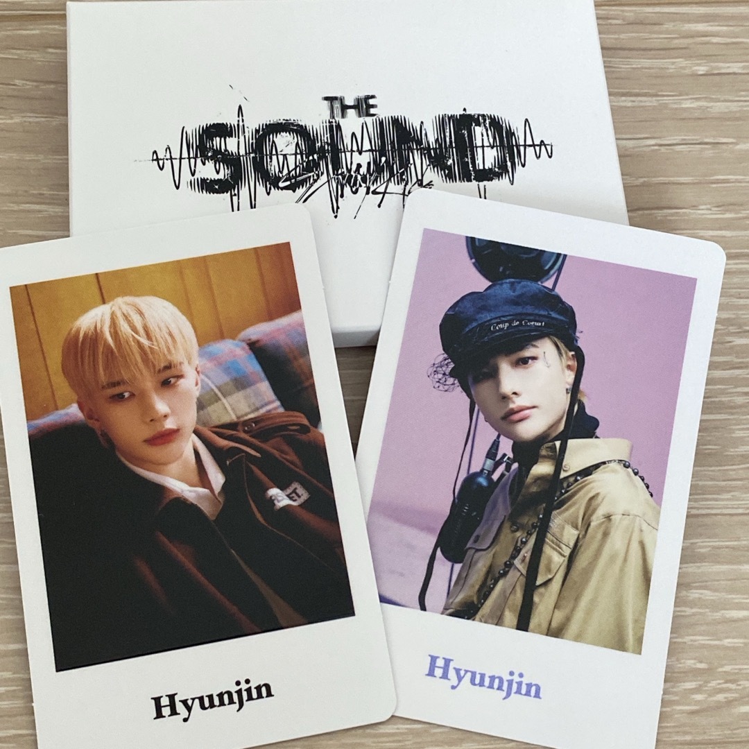 Stray Kids(ストレイキッズ)のTHE SOUND フォトカード【AB】 ヒョンジン エンタメ/ホビーのタレントグッズ(アイドルグッズ)の商品写真