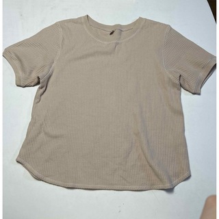 ユニクロ(UNIQLO)のUNIQLOユニクロ/ワッフル生地の半袖Tシャツ/Mサイズ(Tシャツ(半袖/袖なし))