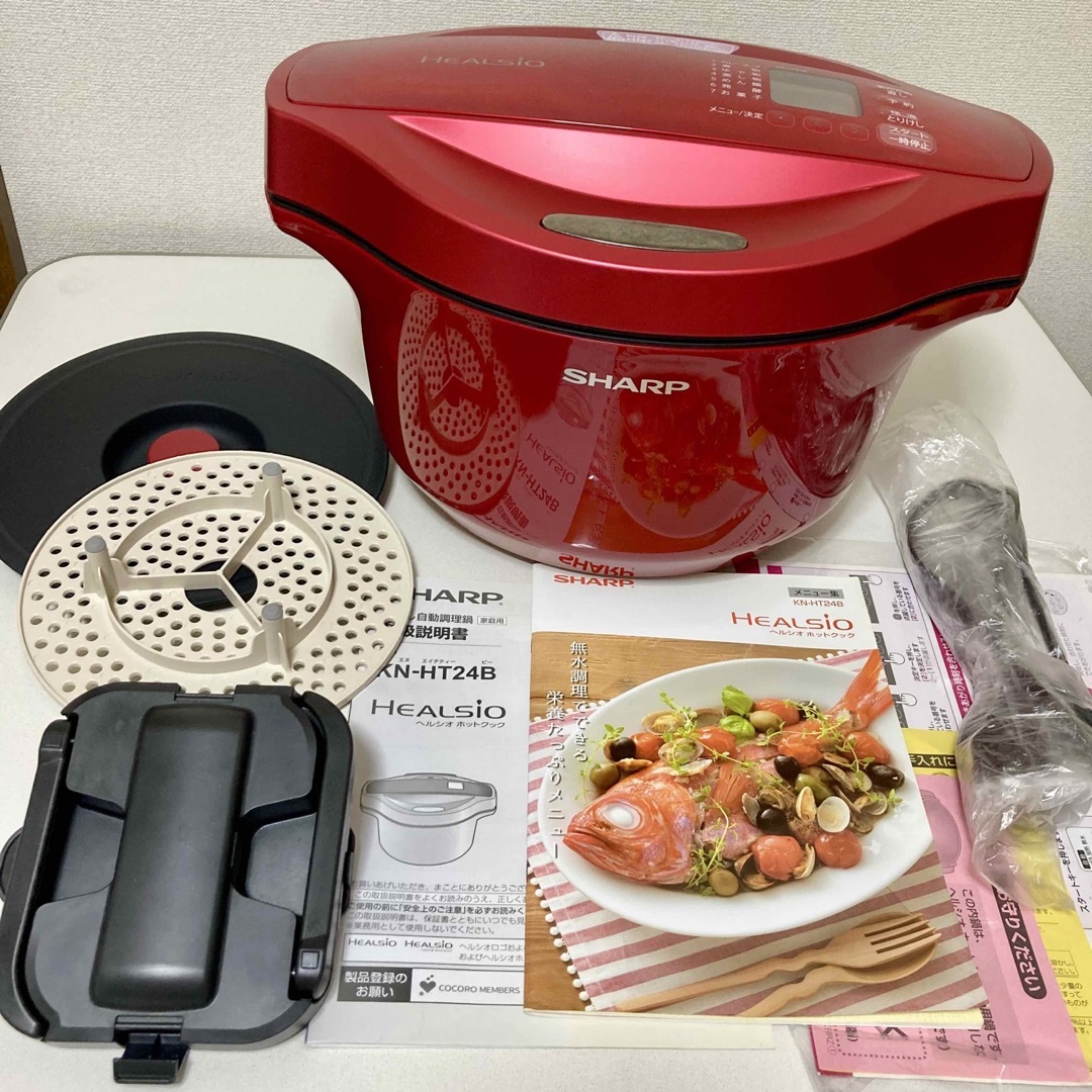SHARP - ホットクック SHARP KN-HT24B-Rの通販 by K@na shop|シャープ
