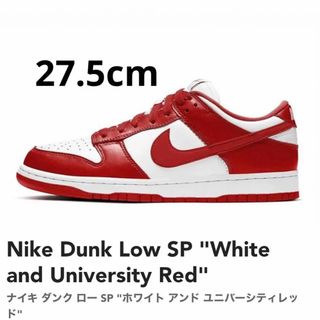 ナイキ(NIKE)のNike Dunk Low "White and University Red"(スニーカー)