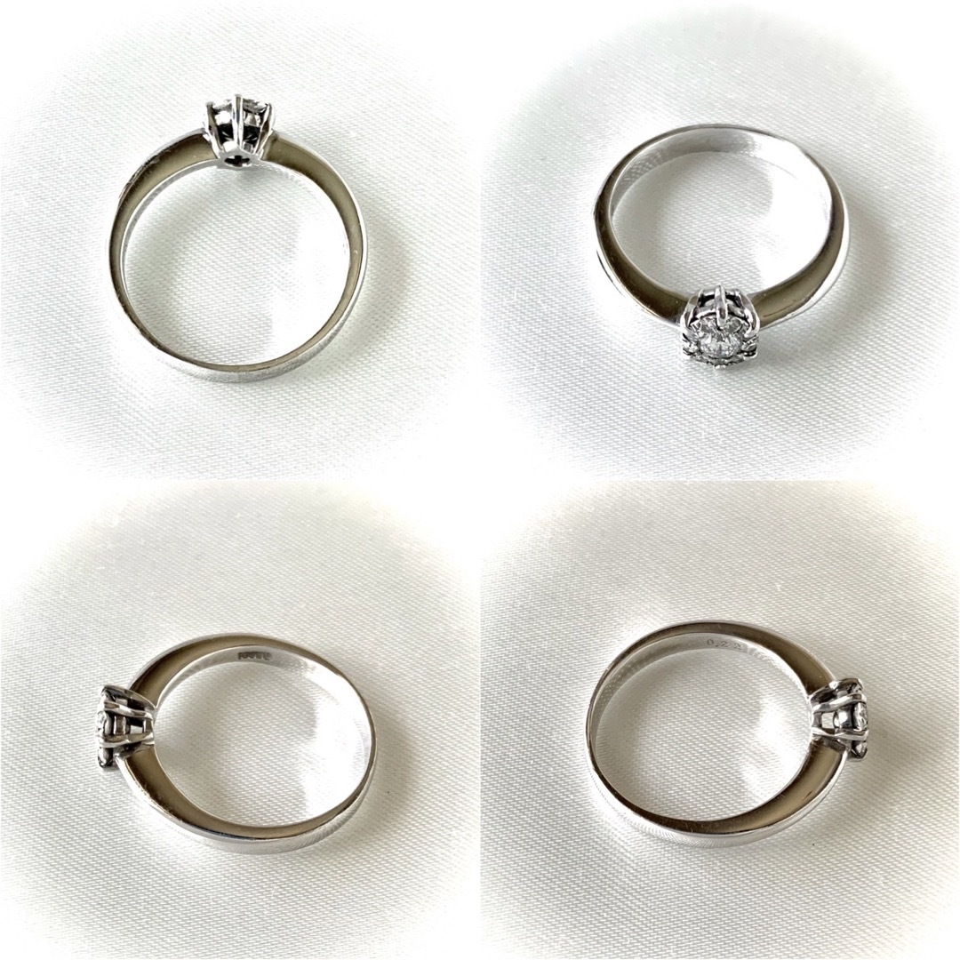 ⭐︎専用出品 K18WG ホワイトゴールド ダイヤモンド リング⭐︎ レディースのアクセサリー(リング(指輪))の商品写真