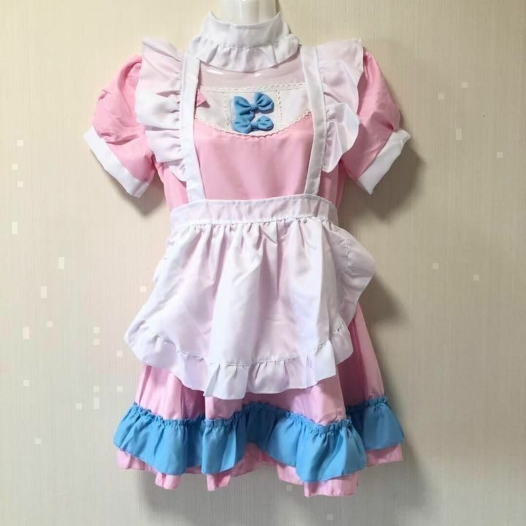 豪華 メイド服 ピンク ロリータ 量産型 地雷系 萌え アイドル ゆめ