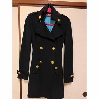 SLY - SLY安室奈美恵ベビドンコート黒ウールカシミヤコートショート丈M