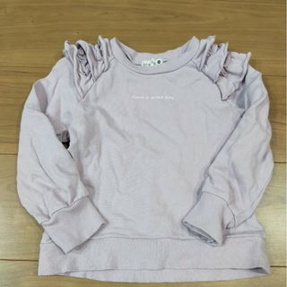 ブランシェス(Branshes)の100　トレーナー　パープル(Tシャツ/カットソー)