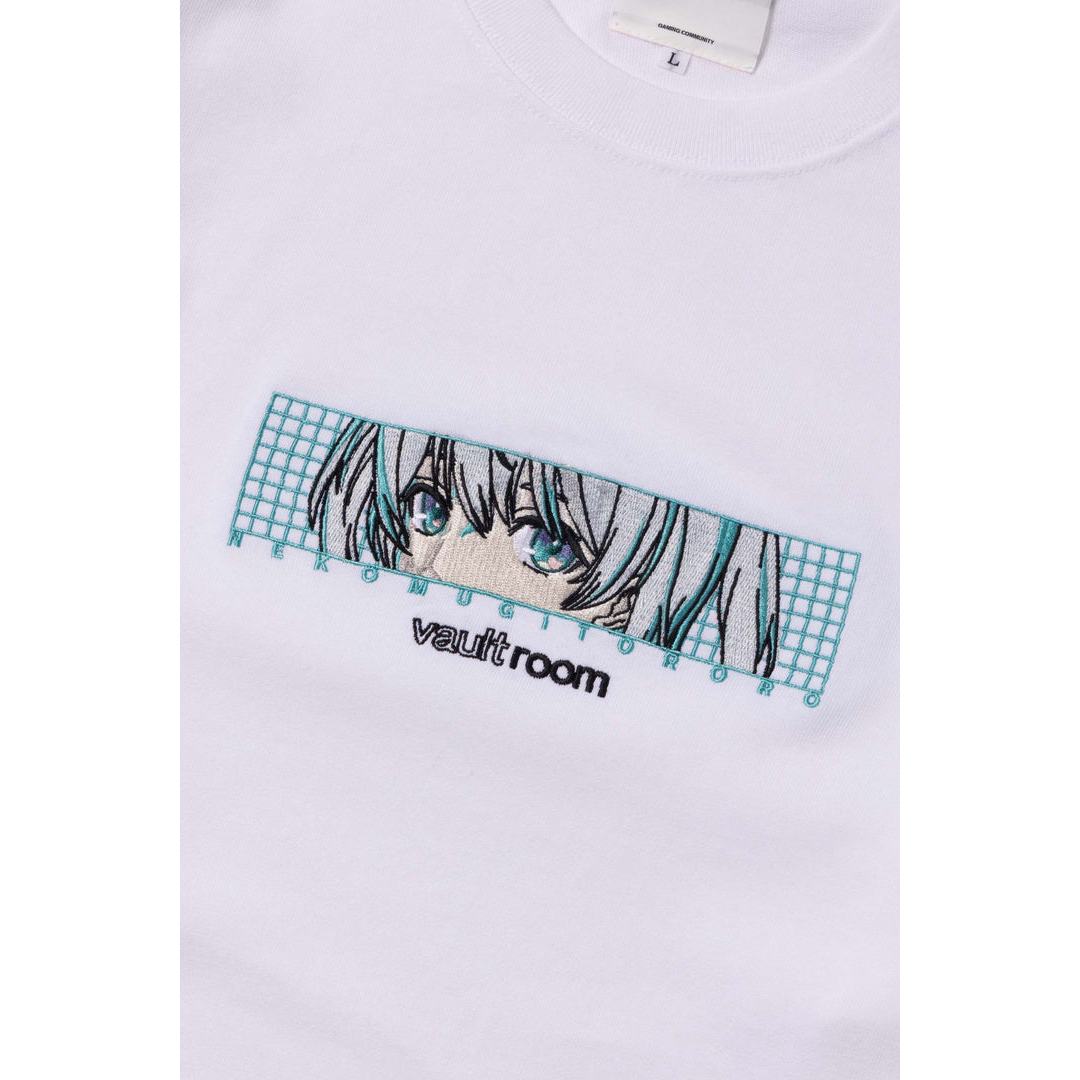 NEKOMUGI TORORO TEE / WHT 猫麦とろろxボルトルーム - Tシャツ
