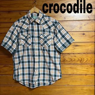 クロコダイル(Crocodile)のクロコダイル　ウエスタン　シャツ　チェック(シャツ)