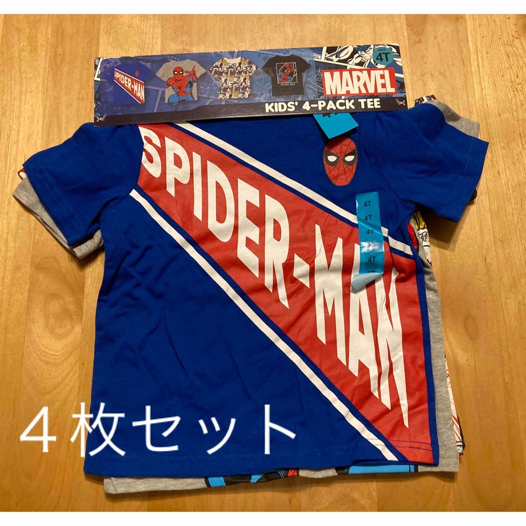 MARVEL(マーベル)の男の子　スパイダーマン　半袖Tシャツ　100 キッズ/ベビー/マタニティのキッズ服男の子用(90cm~)(Tシャツ/カットソー)の商品写真