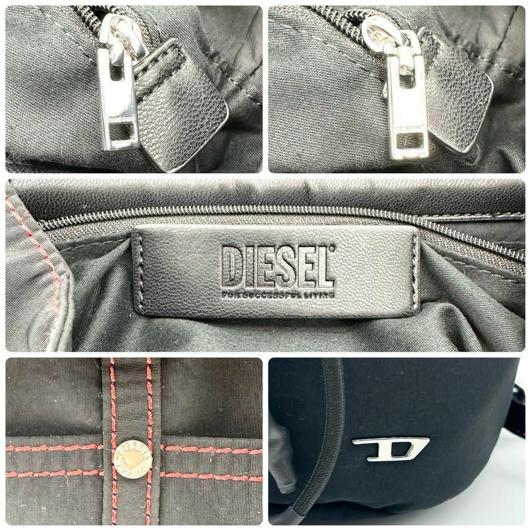 【 美品 】DIESEL ディーゼル リュック バックパック ブラック ステッチ