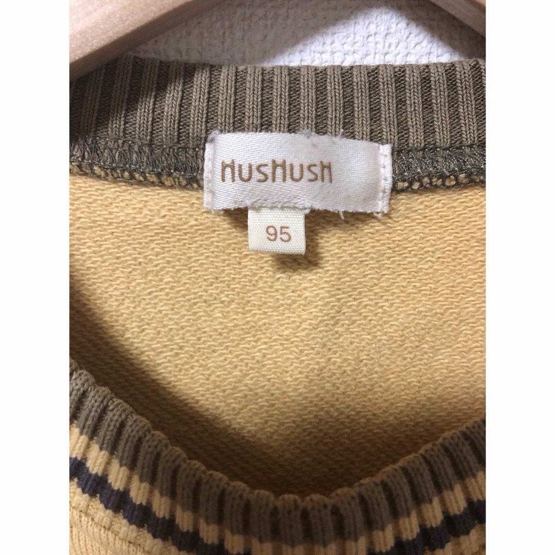 HusHush(ハッシュアッシュ)の最終価格【HUSHUSH】トレーナー　95 キッズ/ベビー/マタニティのキッズ服男の子用(90cm~)(その他)の商品写真