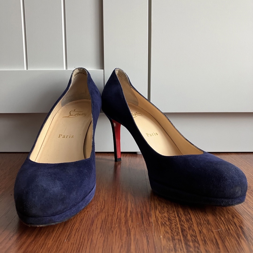 christian louboutin ハイヒール パンプス スエード