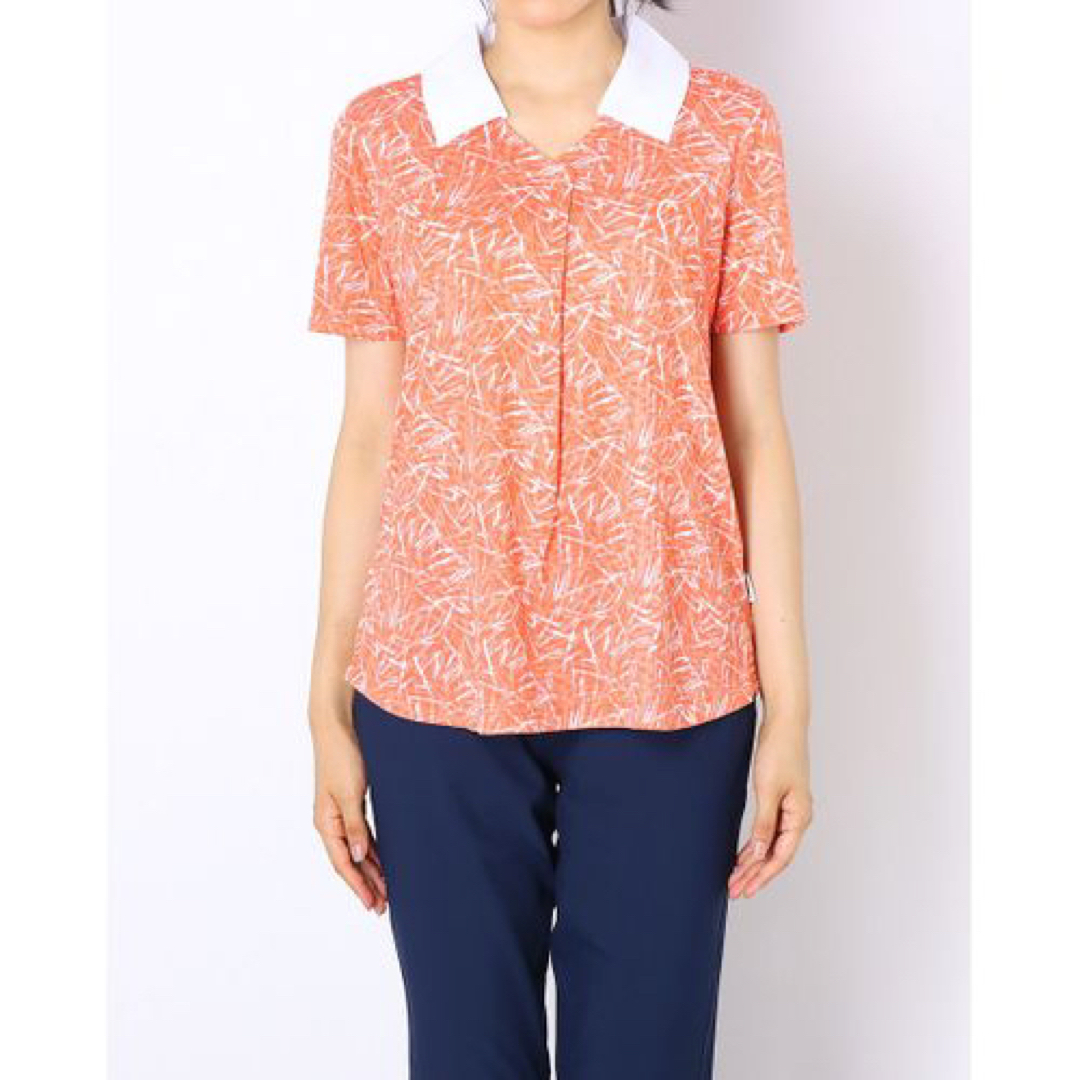 HEAD(ヘッド)のHEAD  ドライプリントスキッパーTシャツ　オレンジ　Lサイズ レディースのトップス(Tシャツ(半袖/袖なし))の商品写真