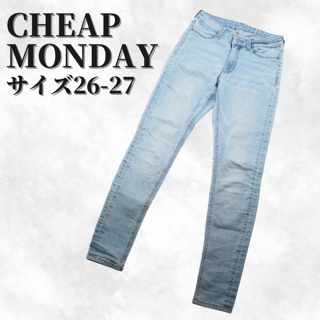 チープマンデー　スキニージーンズ　CHEAP MONDAY ブルーデニム