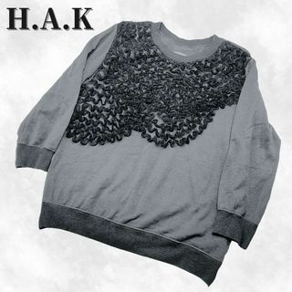 H.A.K　ノースリーブ　チュニック　シルク