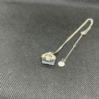 セリーヌ ブギーバッグ ネックレス ゴールド ホワイト-