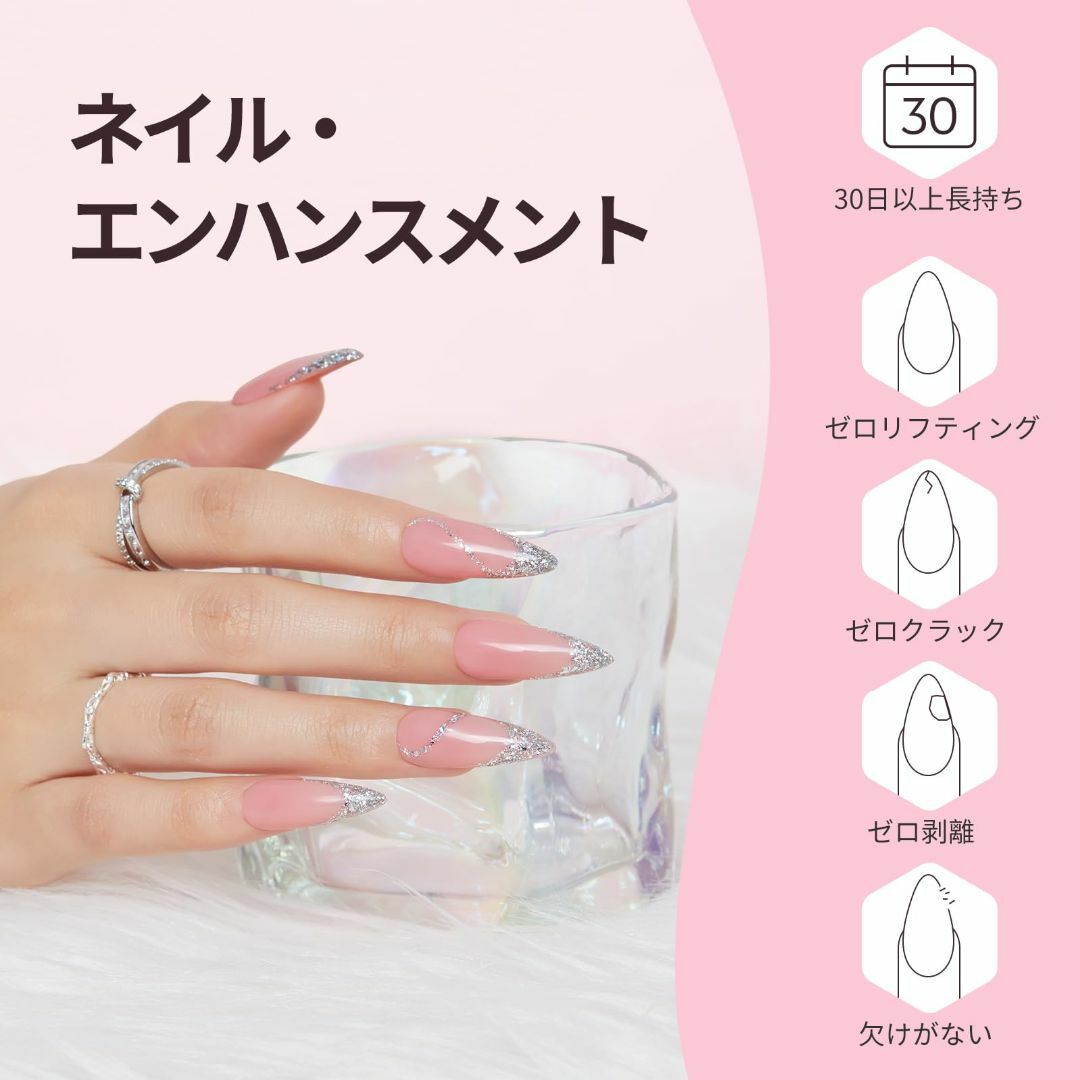 【色:6*7ml】modelones ジェル ネイル ビルダーネイルジェル 6色