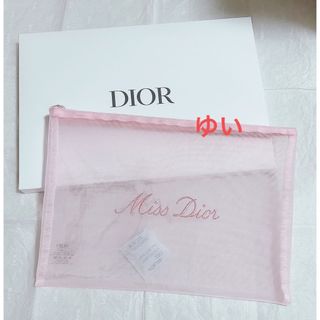 ディオール(Dior)のミスディオールポーチノベルティ限定品新品未使用オファー非売品メッシュポーチ(ポーチ)