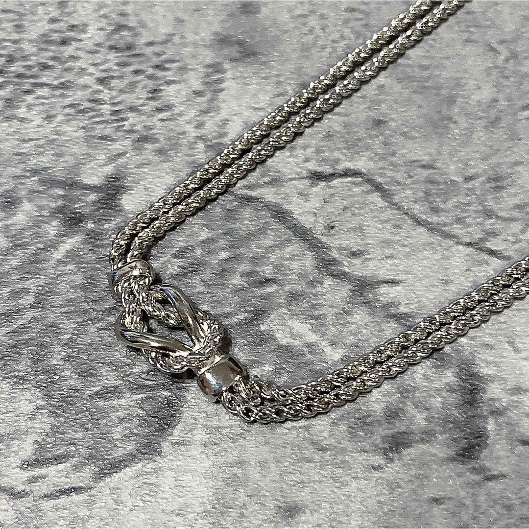 希少 美品 Tiffany ティファニー ダブル ロープ ノット ネックレス | フリマアプリ ラクマ