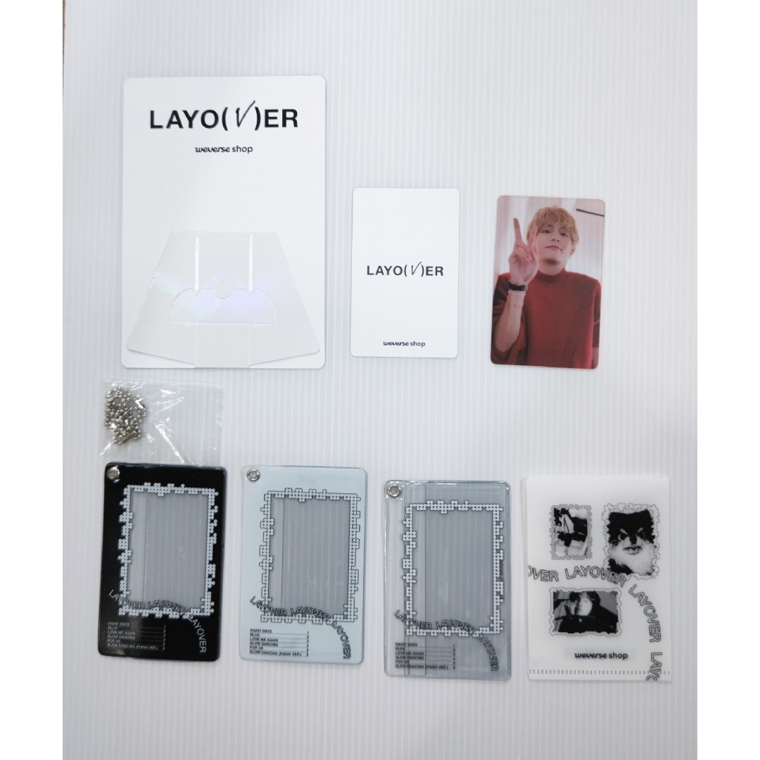 ✤V solo Album 'Layover'weverse限定特典フォトカード