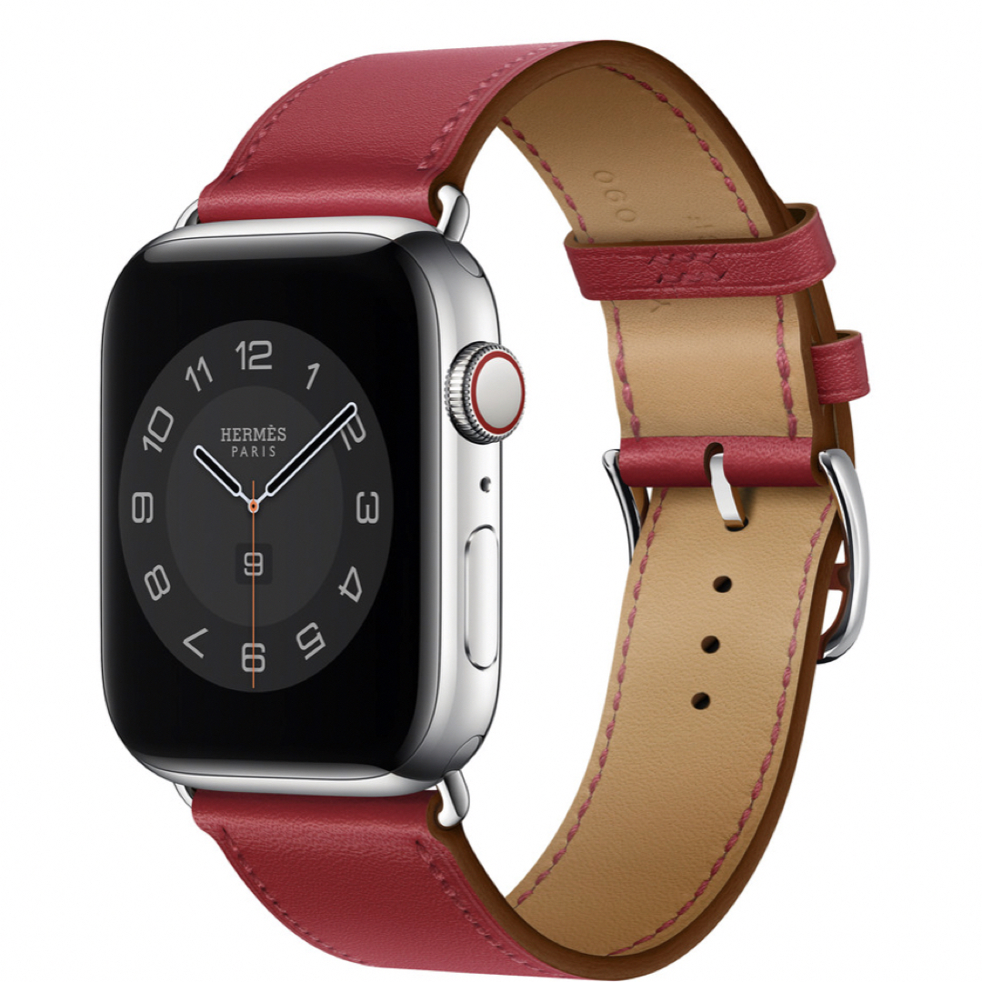 Apple Watch HERMES ヴォー・スウィフト(ルージュピマン)-