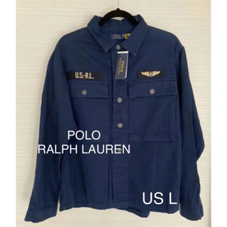 ポロラルフローレン(POLO RALPH LAUREN)のPOLO ラルフローレン　ミリタリージャケット　シャツ　米国購入　新品(ミリタリージャケット)