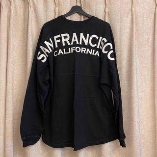 スピリットジャージー(SPIRIT JERSEY)のspirit jersey San Francisco ロゴ ロンT ブラック(Tシャツ/カットソー(七分/長袖))