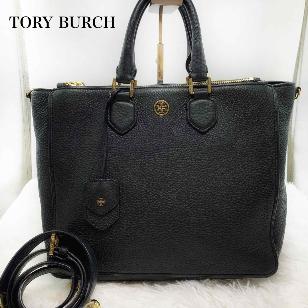 超美品✨TORYBURCH トリーバーチ　2wayショルダーバッグ　トートバッグリユースKs