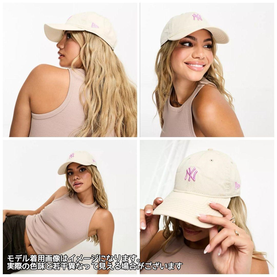 NEW ERA(ニューエラー)のNEW ERA 9TWENTY NY ヤンキース mini ロゴ オフホワイト メンズの帽子(キャップ)の商品写真