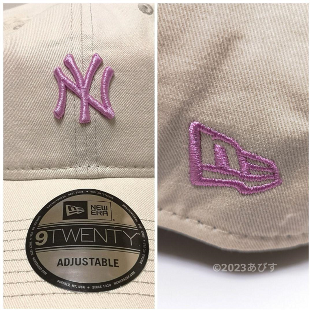 NEW ERA(ニューエラー)のNEW ERA 9TWENTY NY ヤンキース mini ロゴ オフホワイト メンズの帽子(キャップ)の商品写真