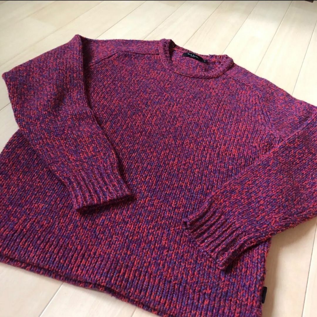 【ほぼ新品】Paul Smith ポールスミス ニット セーター 朝焼け M