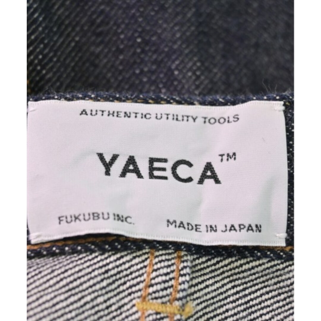 YAECA(ヤエカ)のYAECA ヤエカ デニムパンツ 32(L位) インディゴ(デニム) 【古着】【中古】 メンズのパンツ(デニム/ジーンズ)の商品写真