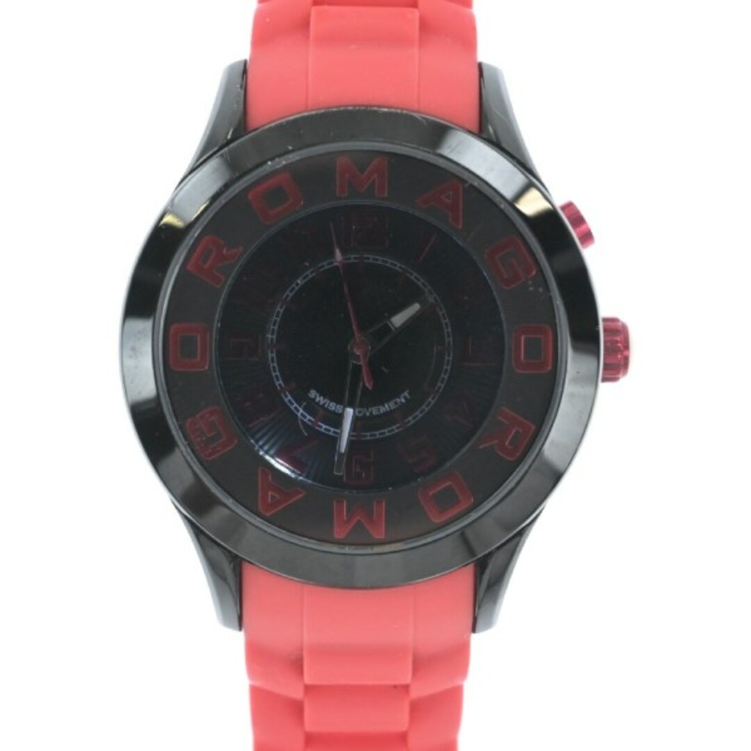ROMAGO DESIGN ロマゴデザイン 腕時計 - 黒x赤