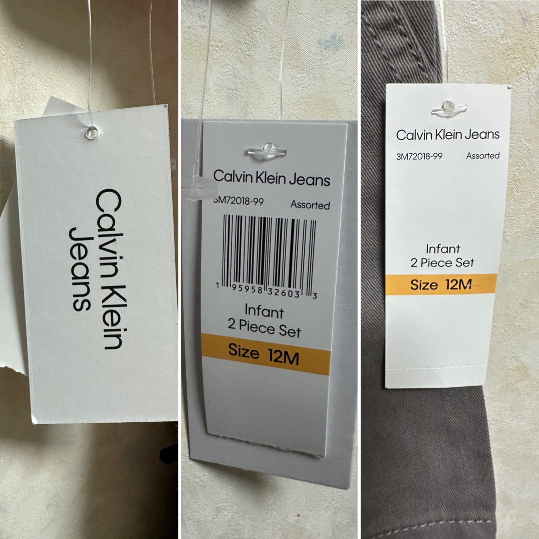 Calvin Klein(カルバンクライン)の未使用☆カルバンクレイン ベビー2点セット キッズ/ベビー/マタニティのベビー服(~85cm)(その他)の商品写真