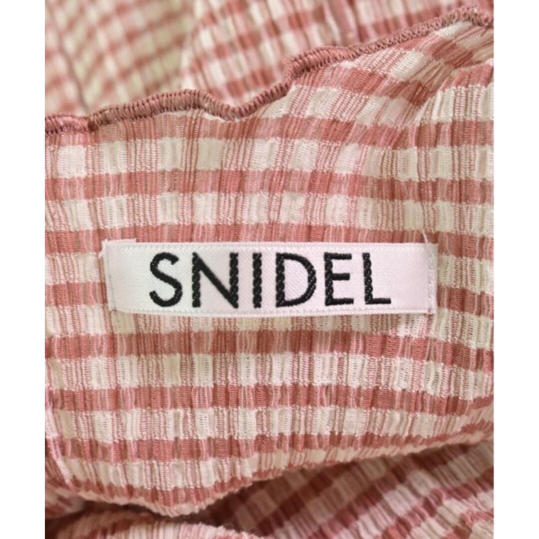 SNIDEL スナイデル ワンピース 0(S位) 赤x白x紫等(花柄)
