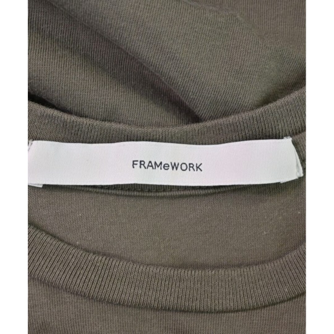 FRAMeWORK(フレームワーク)のFRAMeWORK フレームワーク ワンピース -(M位) カーキ 【古着】【中古】 レディースのワンピース(ひざ丈ワンピース)の商品写真