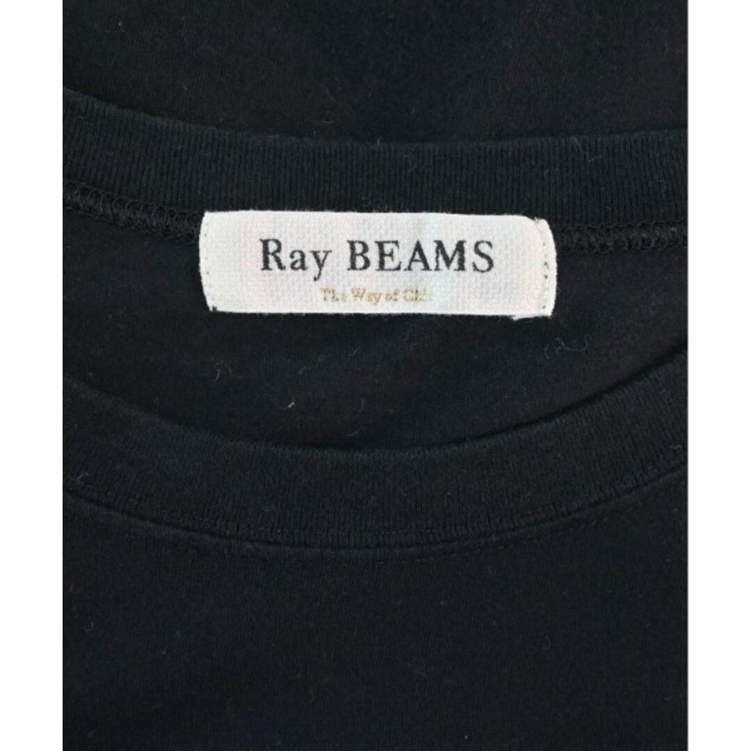 Ray BEAMS(レイビームス)のRay Beams レイビームス Tシャツ・カットソー F 黒 【古着】【中古】 レディースのトップス(カットソー(半袖/袖なし))の商品写真