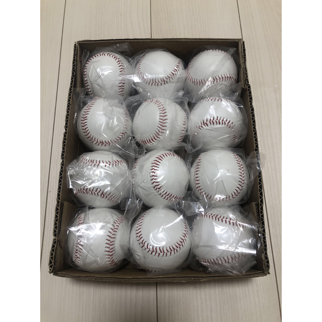 硬式 野球 ボール 練習用 1ダース 12球 PVCレザー スポーツ/アウトドアの野球(ボール)の商品写真
