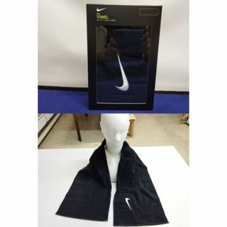 ナイキ(NIKE)の黒）幅25*120cm）NIKEナイキ ★マフラータオル綿100% TW2520(その他)