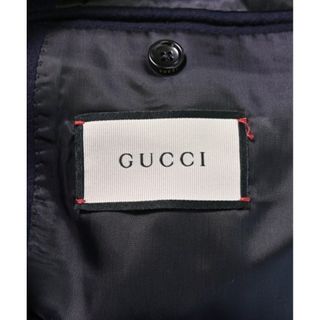 Gucci - GUCCI グッチ チェスターコート 48(L位) 紺 【古着】【中古