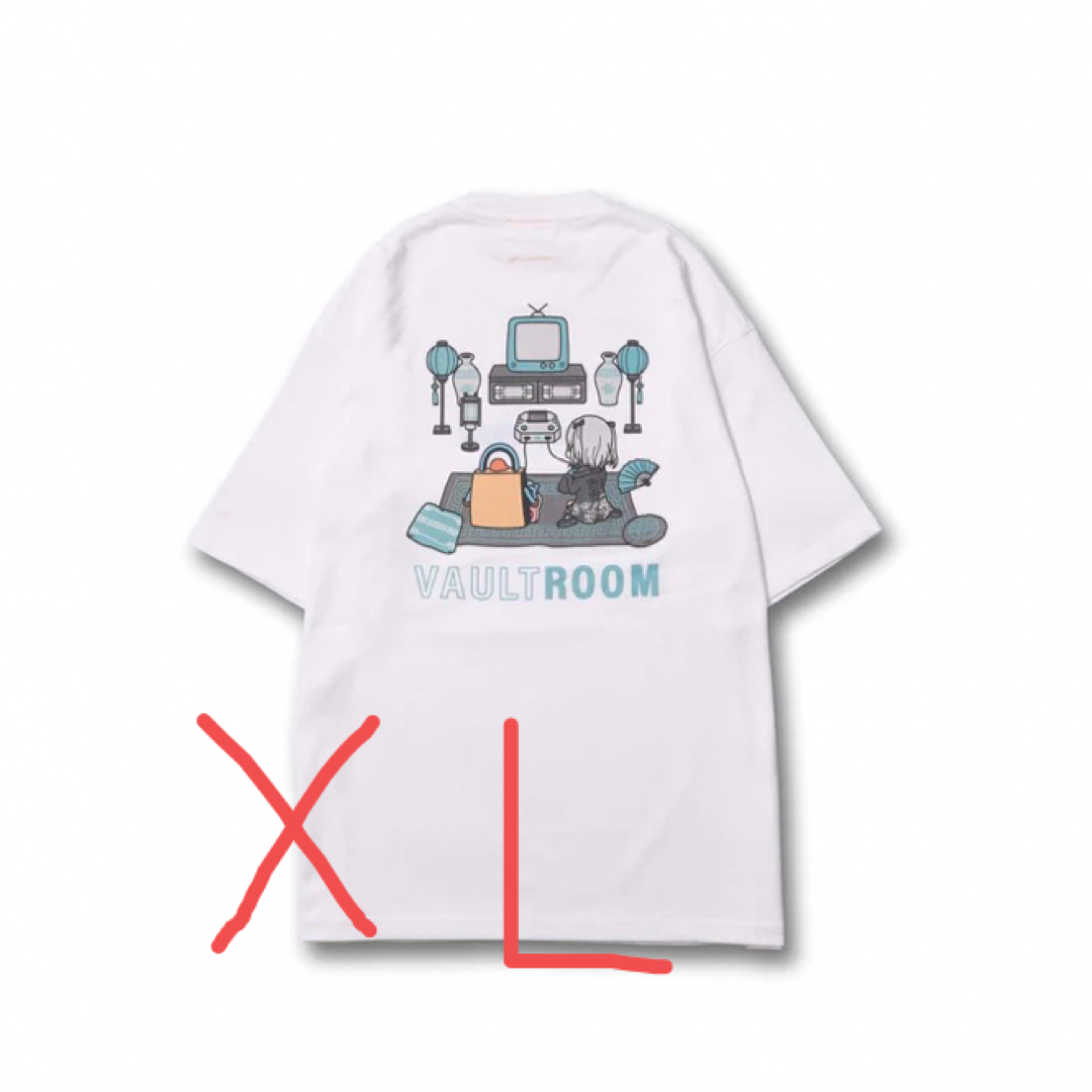 vaultroom TORORO Tシャツ 白 XLサイズ ステッカー付き-