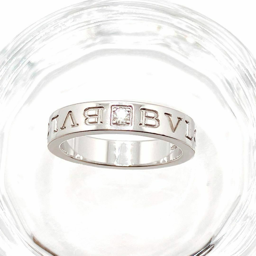 ブルガリ BVLGARI ダブルロゴリング 指輪 1P リング 11.5号-