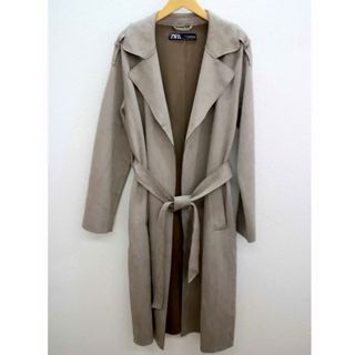ザラ スエード トレンチコート(レディース)の通販 100点以上 | ZARAの ... 新品未使用 ZARA スエードテイストトレンチコート