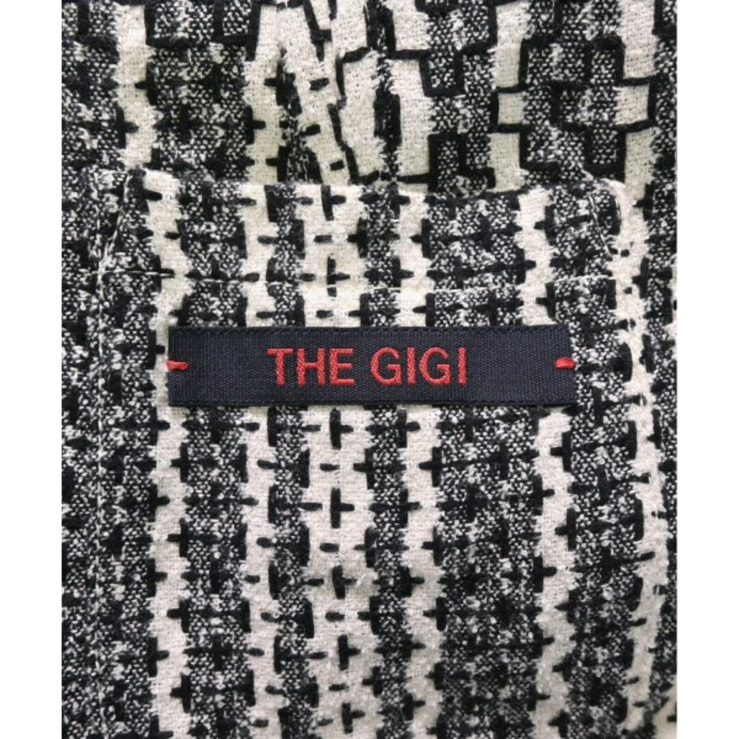 THE GIGI(ザジジ)のTHE GIGI テーラードジャケット 42(XS位) 白x黒等(総柄) 【古着】【中古】 メンズのジャケット/アウター(テーラードジャケット)の商品写真