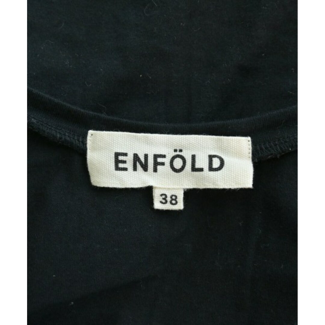 ENFOLD(エンフォルド)のENFOLD エンフォルド タンクトップ 38(M位) 黒 【古着】【中古】 レディースのトップス(タンクトップ)の商品写真