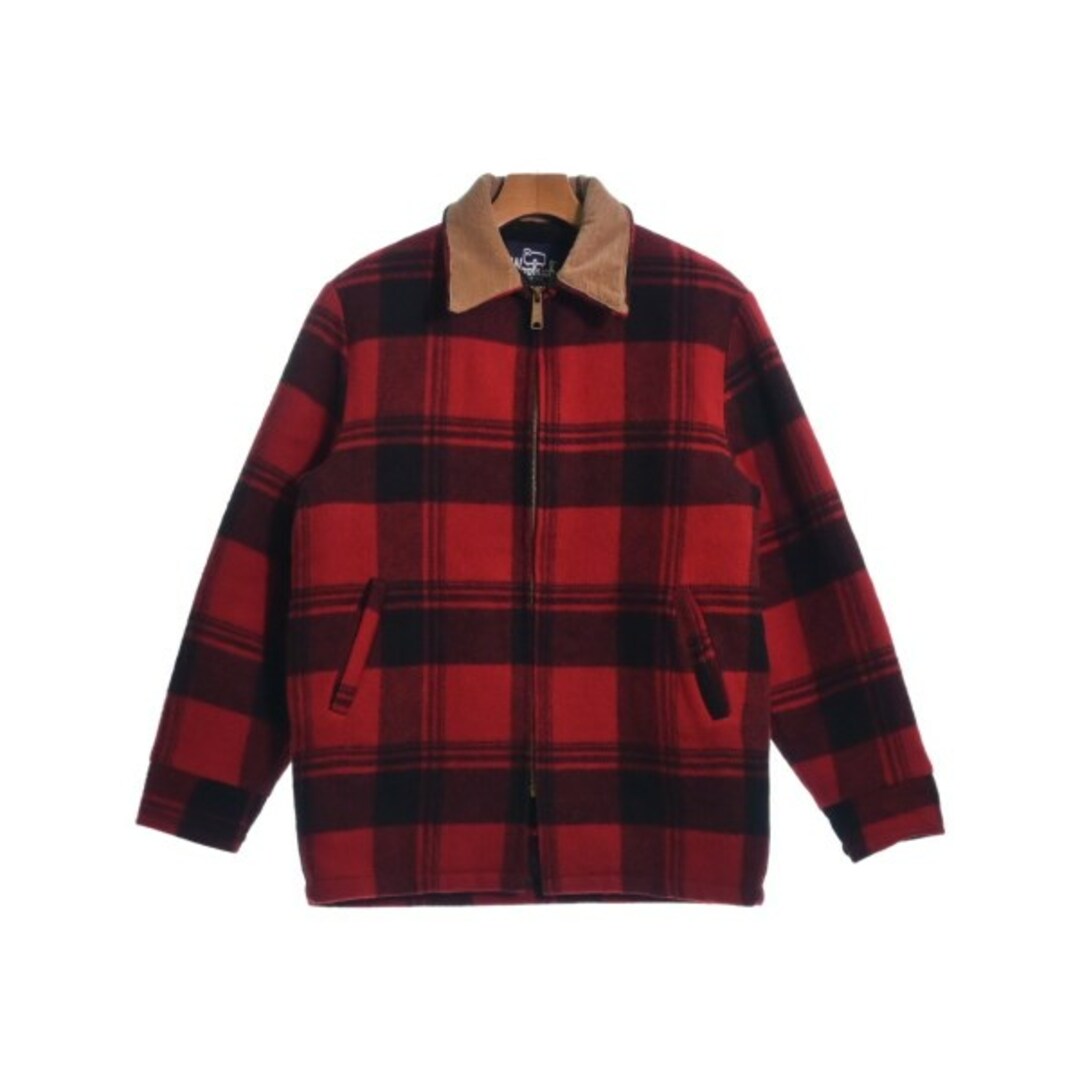 WOOLRICH ウールリッチ ブルゾン（その他） M 赤x黒(チェック)