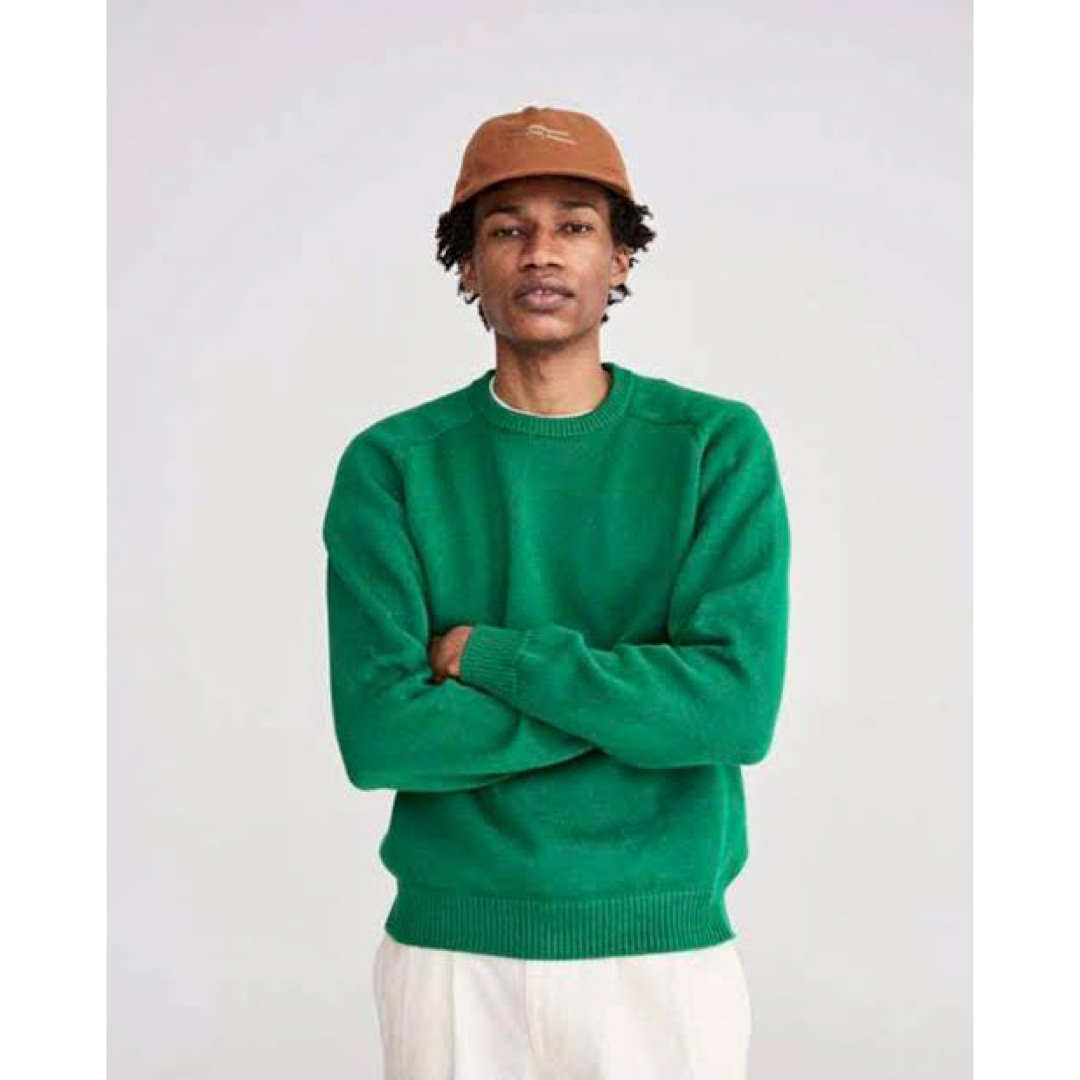 noah nyc cotton sweater green XSサイズ - ニット/セーター