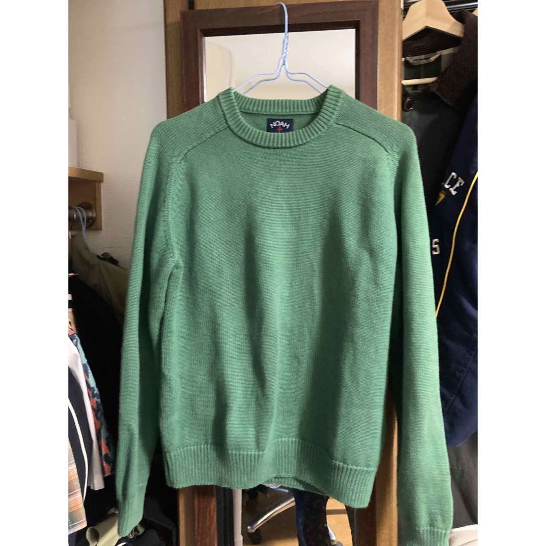 noah nyc cotton sweater green XSサイズ - ニット/セーター