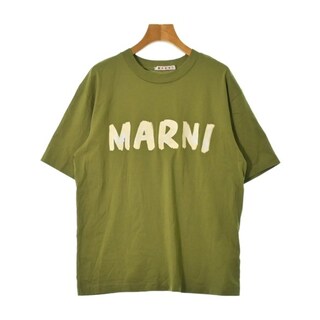 マルニ(Marni)のMARNI マルニ Tシャツ・カットソー 36(XS位) カーキ 【古着】【中古】(カットソー(半袖/袖なし))